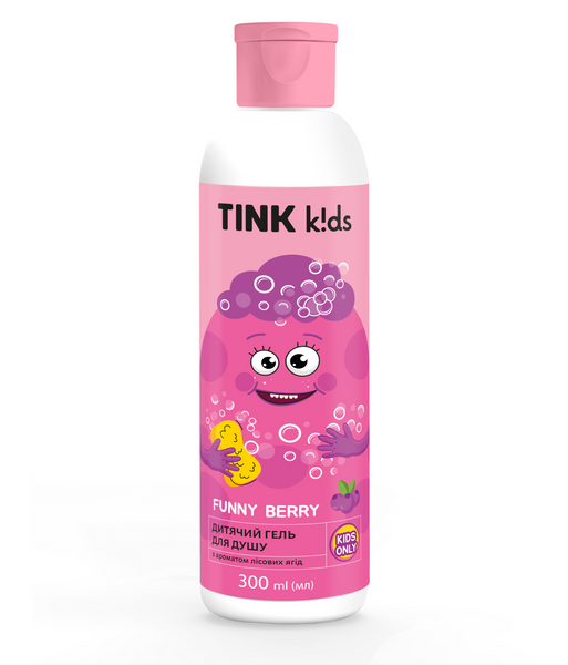 Детский гель для душа Funny Berry Tink kids 300 мл 4823109410640 фото