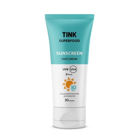 Сонцезахисний крем для обличчя SPF 30 Tink 30 мл 4823109409446 фото