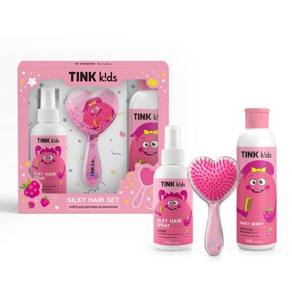 Набір для догляду за волоссям Silky Hair Set Tink kids  4823109414693 фото