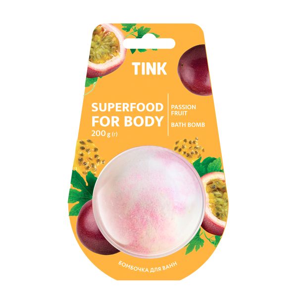 Бомбочка-гейзер для ванн Passion Fruit Tink 200 г 4823109402072 фото