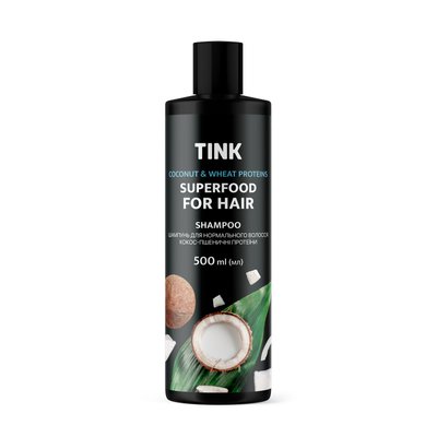 Шампунь для нормального волосся Кокос-Пшеничні протеїни Tink 500 мл 4823109406551 фото